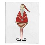 The Holiday Aisle® Settles Jolly St Nick Throw Polyester | 51 W in | Wayfair EDD24BCDEB91448EA36A570A7A753FF8