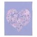 Wildon Home® Andrae Heart Love Serenity Throw Polyester in Indigo | 51 W in | Wayfair BBA5DFA722A745F4BBB342B80C65A752