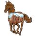 The Holiday Aisle® Tidaholm Horse Hanging Figurine Ornament Wood in Brown | 5.5 H x 5 W x 0.25 D in | Wayfair 114A9E37C8454A94A329E4F9F3646C11