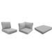 Latitude Run® Larrissa 14 Piece Indoor/Outdoor Seat/Back Cushion Acrylic in Gray | 6 H in | Wayfair 0FBA9F44D9AA4766B3228A4C44DAC483