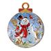 The Holiday Aisle® Tidaholm Frosty Forest Friends Ball Ornament Wood in Brown | 5.5 H x 5 W x 0.25 D in | Wayfair 3A78E2CF61A842F18AF72CDF61CDF6D2