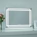 Latitude Run® Barnali Frameless Lighted Makeup Mirror, Glass | 17.5 H x 22.8 W x 5.1 D in | Wayfair E043048C4AAA4BE7A70E254F0B6A224E