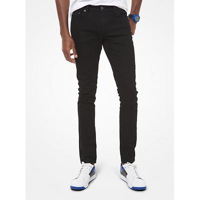 Michael Kors Slim-Fit Stretch-Cotton Jeans Black 32X32