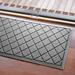 Abalynn Argyle Doormat 35 x 23, 35 x 23, Gray