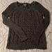 American Eagle Outfitters Sweaters | American Eagle Dark Gray Cable Knit Sweater 266 | Color: Gray | Size: Sp
