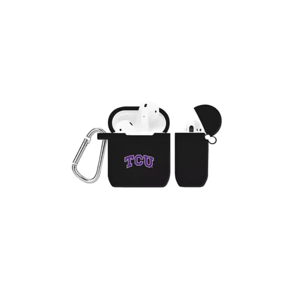 affinity-bands-ncaa-texas-christian-horned-frogs-airpod-case-cover,-black/