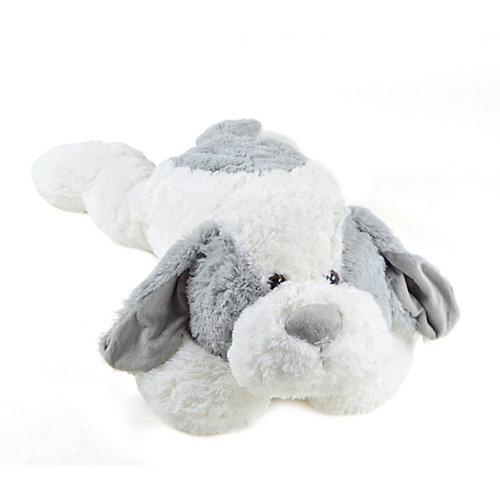 XXL Plüschhund Lou - 100 cm grau/weiß