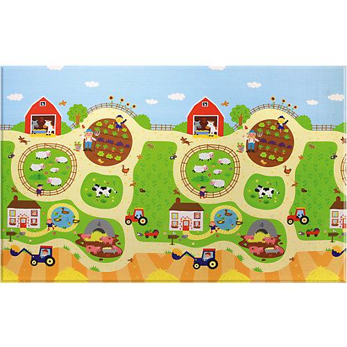 Spielmatte Busy Farm (13 mm), 210 x 140 cm bunt