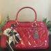 Coach Bags | Authentic Coach Pre-Owned Red Patent Leather Bag | Color: Red | Size: 13” In Length And 8.5” Top To Bottom