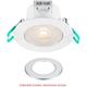 Spot encastre led IP44 orientable blanc neutre 4000K 5W 420 lumens Sylvania Blanc