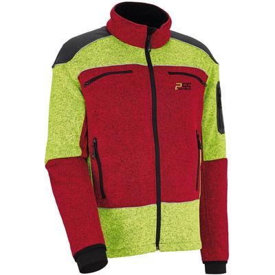 Faserstrickjacke X-treme Arctic Gelb/Rot Gr. 3XL - PSS