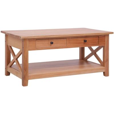 Vidaxl - Couchtisch 100×55×46 cm Massivholz Mahagoni Image