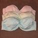 Victoria's Secret Swim | 3 Nwot Victoria’s Secret Bandeau Bathing Suit Tops | Color: Blue/Green | Size: 32c