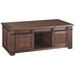 Signature Design Budmore Rectangular Cocktail Table in Brown - Ashley Furniture T372-1