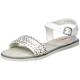 s.Oliver Damen 5-5-28121-24 Riemchensandalen, Weiß (White/Silver 193)