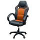 Gaming Chair, Racing Style Office High Back Ergonomic Conference Work Chair Reclining Computer PC Swivel Desk Chair with Lumbar Support&Adjustable Task Gas lift PU Leather (Orange)