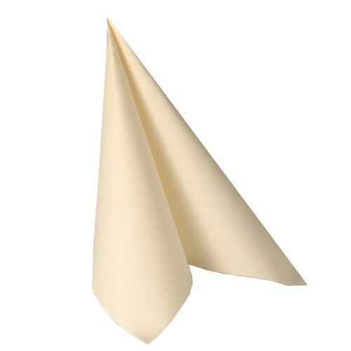 PAPSTAR 250 Servietten "ROYAL Collection" 1/4-Falz 48 cm x 48 cm champagner Image