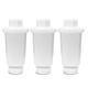 Replacement Water Filters, Alkaline Water Filter Replacement, Ionized Water Filter Cartridge, Reduce Chloride, Hard Metals, Increase pH,7 Stage, Used for Pitcher - 3-Pack