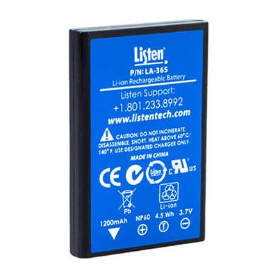 Listen Technologies LA-365 Replacement Rechargeable Li-Ion Battery LA-365