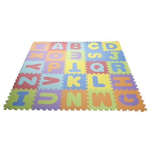36pcs Soft eva mousse Puzzlematte Spielmatte Bodenmatte Lernmatte Baby Kinder Alphabet Nummer