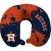 Houston Astros Paint Splatter Polyester Travel Pillow