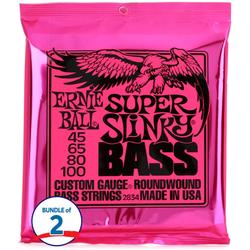 Ernie Ball Super Slinky Bass Bundle - .045-.100 (2-pack)