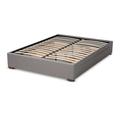 The Twillery Co.® Hassell Modern & Contemporary Fabric Upholstered 4-Drawer Platform Storage Bed Frame Metal in Gray | Wayfair