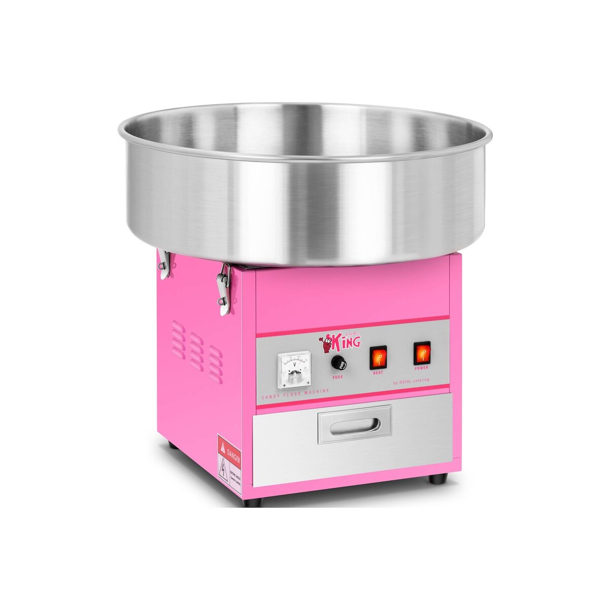 Royal Catering Zuckerwattemaschine - 52 cm - 1200 W - pink - Image