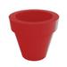 Vondom Maceta - Resin Pot Planter - Lacque - Self- Watering Plastic in Red | 40.75 H x 47.25 W x 47.25 D in | Wayfair 40112F-RED