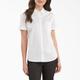 Dickies Women's Button-Up Shirt - White Size XS (FS212)