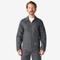 Dickies Men's Unlined Eisenhower Jacket - Charcoal Gray Size 4Xl (JT75)