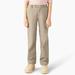 Dickies Girls' Slim Fit Pants, 4-20 - Desert Sand Size 5 (KP5519)