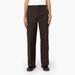 Dickies Men's Loose Fit Double Knee Work Pants - Dark Brown Size 38 32 (85283)