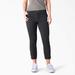 Dickies Women's Perfect Shape Skinny Fit Capri Pants - Rinsed Black Size 16 (FR400)