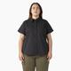 Dickies Women's Plus Button-Up Shirt - Black Size 2X (FSW212)