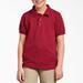 Dickies Kids' Piqué Short Sleeve Polo, 4-20 - English Red Size Xxs (KS4552)