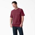 Dickies Men's Cooling Short Sleeve Pocket T-Shirt - Burgundy Heather Size XL (SS600)