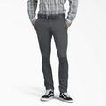 Dickies Men's Skinny Fit Work Pants - Charcoal Gray Size 36 30 (WP801)