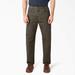 Dickies Men's Relaxed Fit Heavyweight Duck Carpenter Pants - Rinsed Moss Green Size 38 30 (1939)