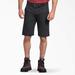 Dickies Men's Flex Regular Fit Duck Carpenter Shorts, 11" - Stonewashed Black Size 38 (DX802)