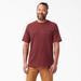 Dickies Men's Cooling Short Sleeve Pocket T-Shirt - Cane Red Size Lt (SS600)