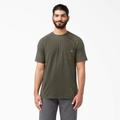 Dickies Men's Cooling Short Sleeve Pocket T-Shirt - Moss Green Size 3Xl (SS600)