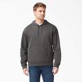 Dickies Men's Midweight Fleece Hoodie - Dark Heather Gray Size S (TW292)