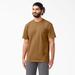 Dickies Men's Big & Tall Heavyweight Short Sleeve Pocket T-Shirt - Brown Duck Size (WS450)