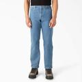 Dickies Men's Regular Fit Jeans - Stonewashed Indigo Blue Size 38 34 (9393)