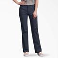 Dickies Women's Flex Relaxed Fit Pants - Dark Navy Size 14 (FP321)