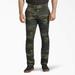 Dickies Men's Skinny Fit Work Pants - Hunter Green Camo Size 36 30 (WP801)