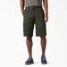 Dickies Men's Flex Relaxed Fit Cargo Shorts, 13" - Olive Green Size 40 (WR557)