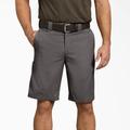 Dickies Men's Relaxed Fit Work Shorts, 11" - Gravel Gray Size 30 (WR852)