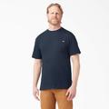 Dickies Men's Big & Tall Lightweight Short Sleeve Pocket T-Shirt - Dark Navy Size (WS436)